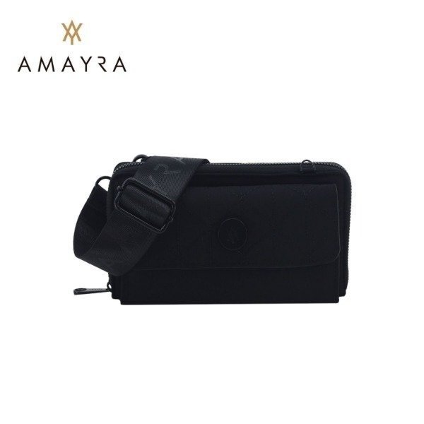 Producto - BANDOLERA PORTACELULAR AMAYRA NEGRA B993.1