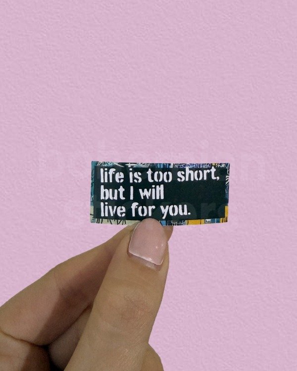 Producto - I WILL LIVE FOR YOU - Sticker Individual de The Strokes