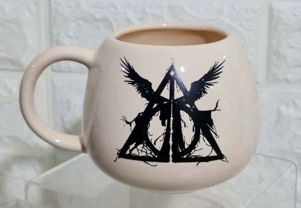 Producto - Taza bocha Harry Potter reliquias de la muerte natural 500 cc