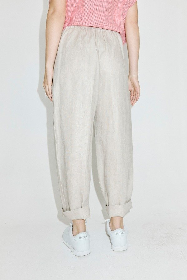 Producto - Pantalón Pinzas Elástico Lino SS27-MPPL - 7