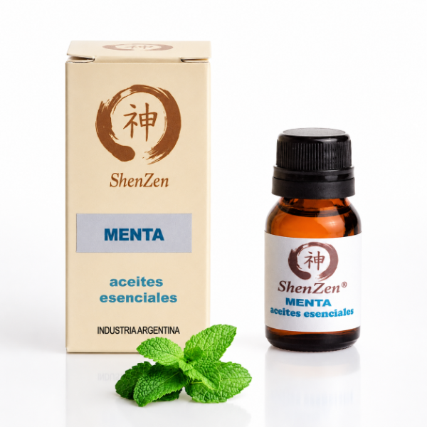 Producto - Aceite Esencial de Menta ShenZen - Frescura, claridad y energía mental