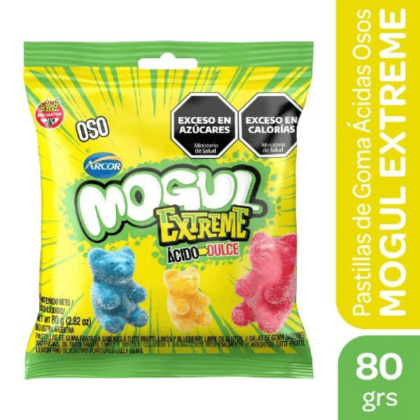 Producto - GOMITAS MOGUL OSO EXTREME X 80G (SIN TACC)