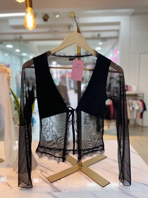 Producto - Saquito de tul y encaje "Luanna" 0412