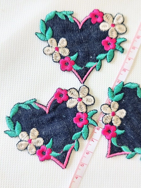 Producto - Aplique Corazón bordado - 2