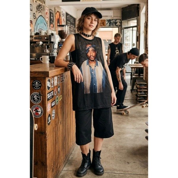 Musculosa vestido Tupac