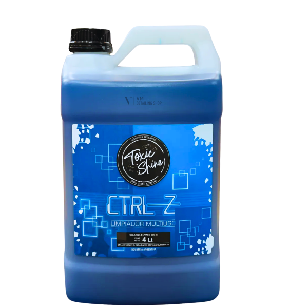 Producto - Toxic Shine CTRL-Z 4L - Limpiador Alta Acción