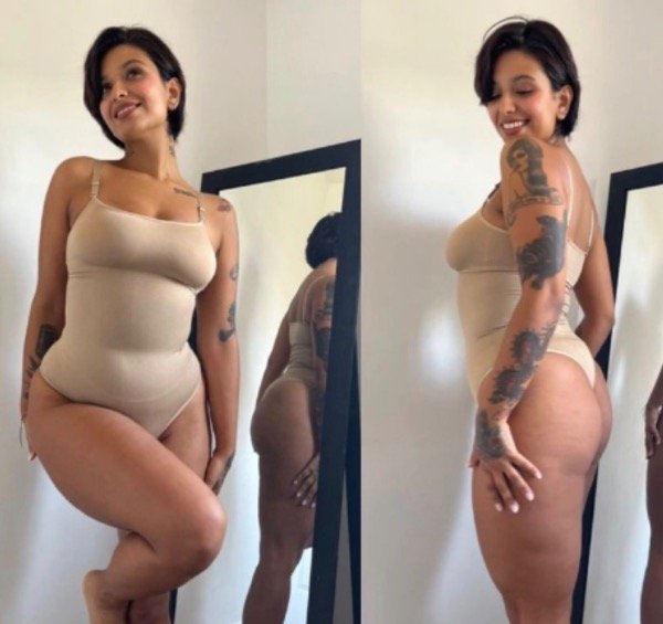 Body faja natural talle m/l offwhite