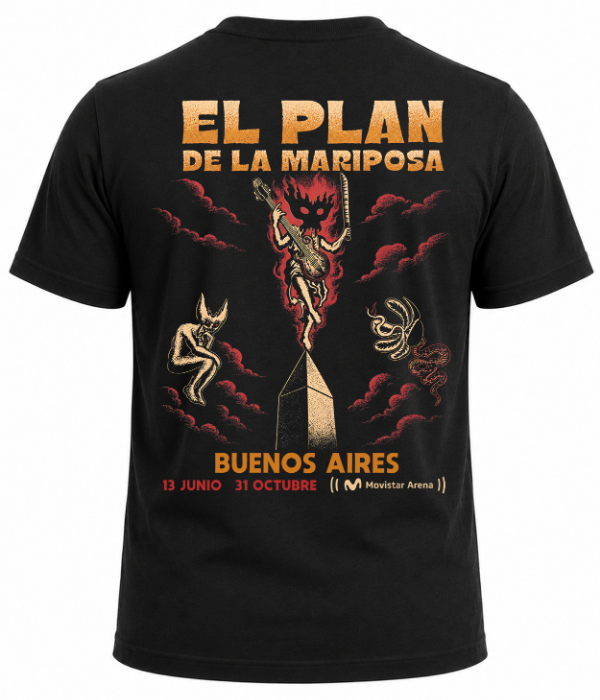 Producto - Remera El plan de la Mariposa Buenos Aires 2026 Fechas - 1
