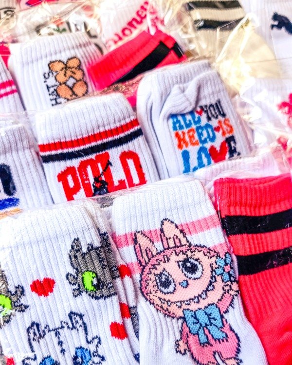 Producto - PACK X 6 MEDIAS 3/4 ANIMADAS