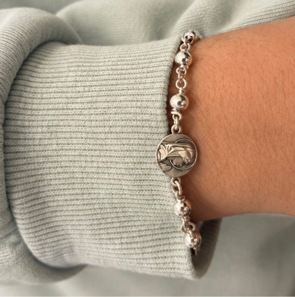 Producto - Pulsera denario de plata - 1