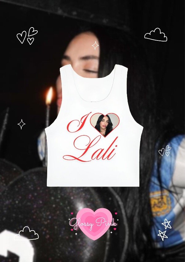 Tank Top I Love Lali corazon - DTF