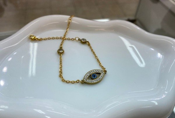 Producto - Pulsera Ojo Turco Dorado - 0