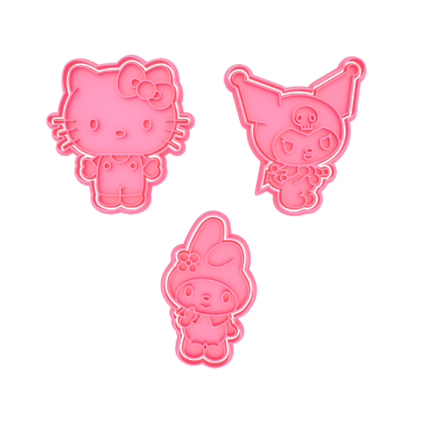 Producto - Cortante De Galletitas Set X3 Kitty 1 -ei