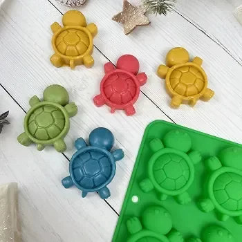 Producto - Molde silicona x6 tortugas - 7