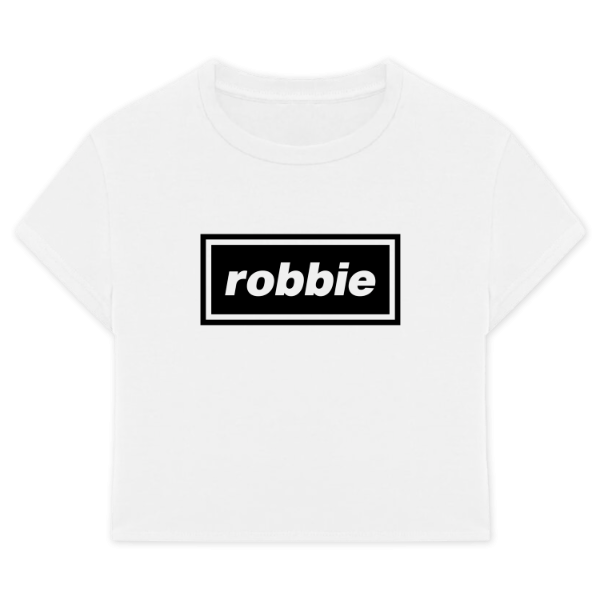 Producto - Baby Tee Robbie x Oasis - Robbie Williams