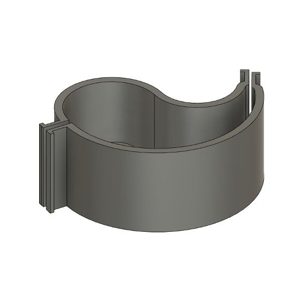 Producto - Molde N11 porta vela yin yan cemento 09A