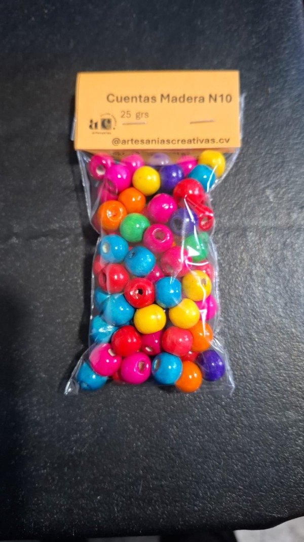 Producto - Cuentas de Madera Nro 10
