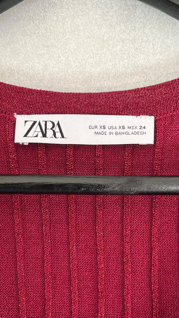 Producto - Top punto metalizado Zara - 2