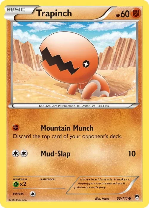 Producto - Trapinch - 53/111 - Furious Fists