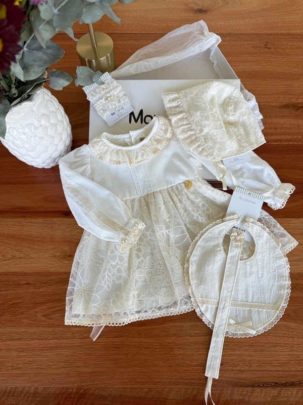 Producto - Vestido de Encaje Tramado Flores