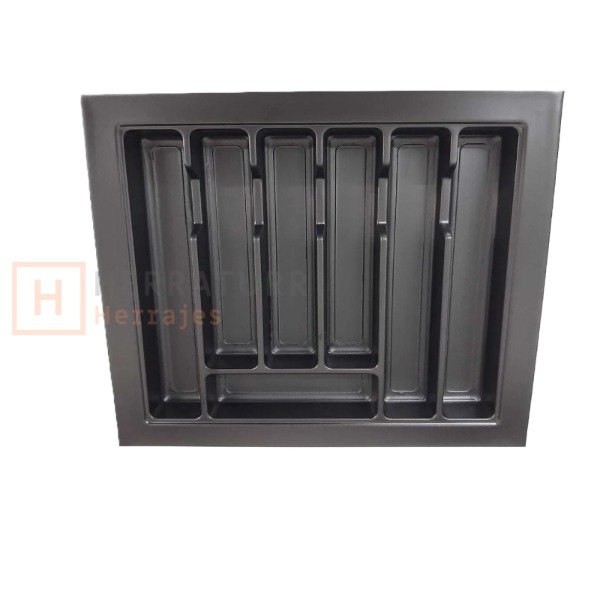Producto - Cubiertero Plastico Negro 540x480 Dalena - CU540N