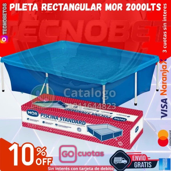 Producto - PILETA RECTANGULAR MOR 2000LTS