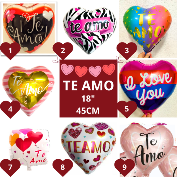 Producto - GLOBOS TE AMO 18"