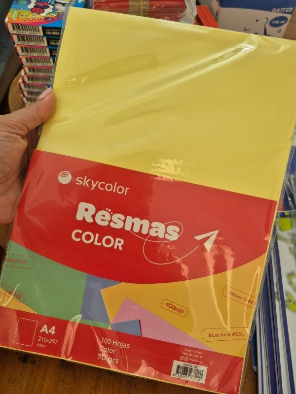 Producto - Hoja color x unidad Skaycolor