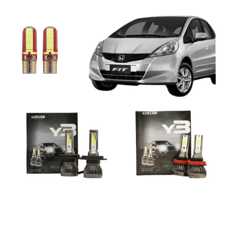 Producto - Kit Cree Led Y3 Luz Baja Alta Y Antiniebla Honda Fit