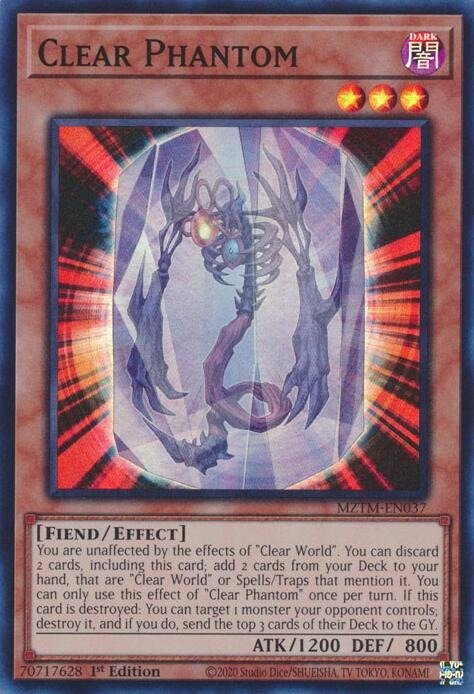 Producto - Clear Phantom MZTM-EN037 (SUPER RARE)