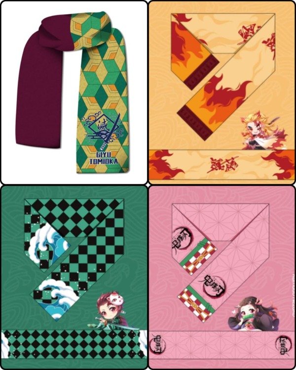 Producto - Bufandas Demon Slayer - Ingrese para elegir