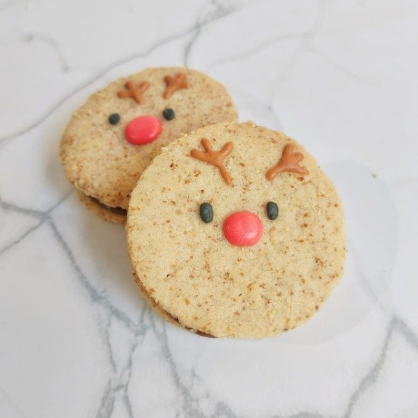 Producto - Alfajores de almedra Rudolf (Caja X6 unidades)