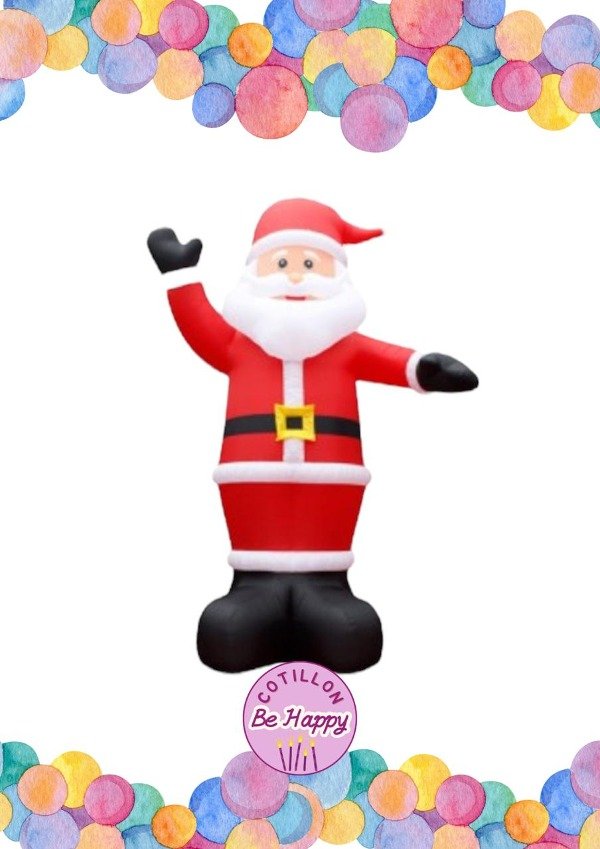 Producto - Inflable Papa Noel SALUDO DE SANTA