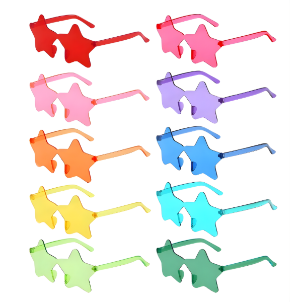 Producto - Anteojos Estrella colores acrílico x10