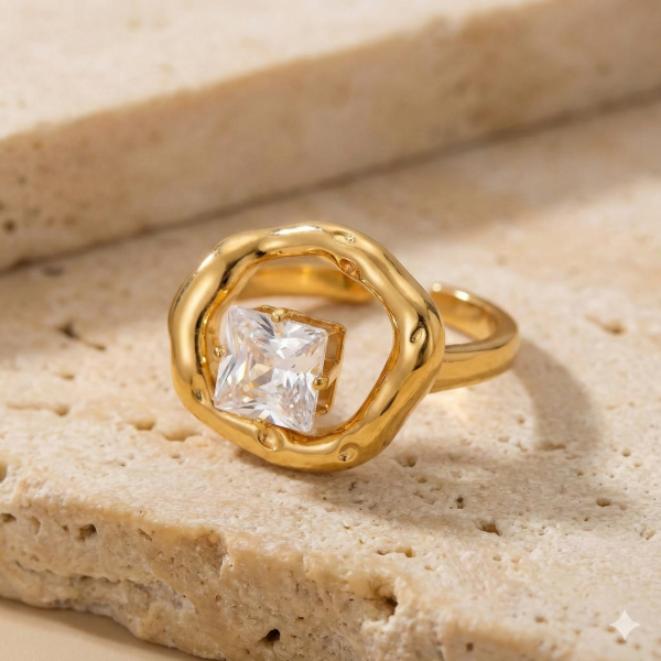 Producto - Anillo Glaciar Gold
