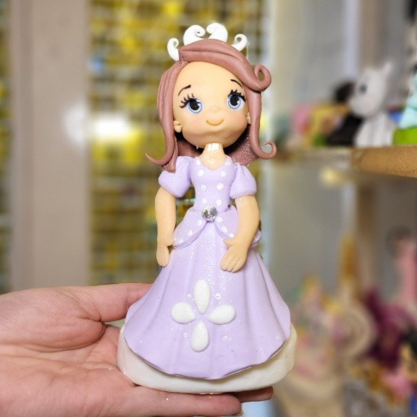 Producto - Decoración para torta en porcelana PRINCESA SOFIA