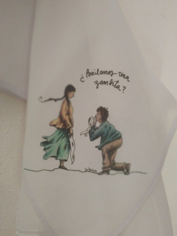 Producto - Pañuelo "Bailamos una zambita" - 0