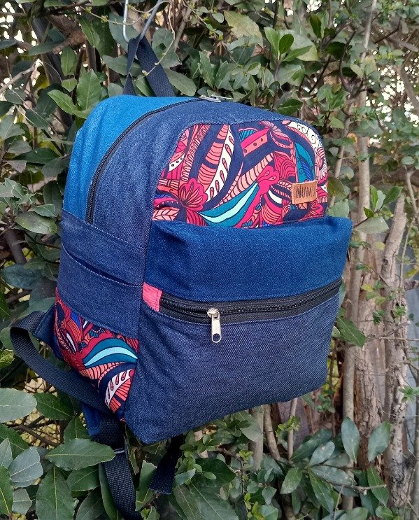 Producto - Mochila Pocket Upcycling Flora