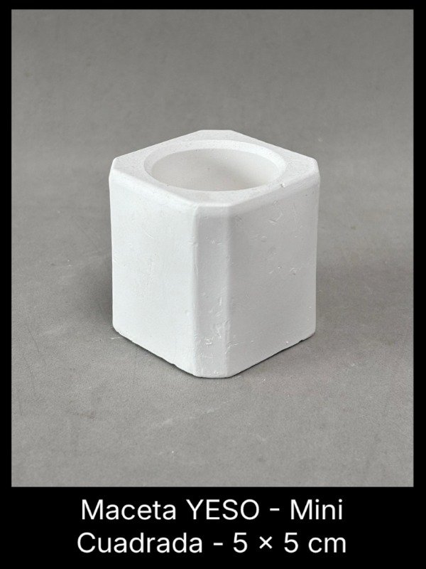 Producto - Maceta mini - Yeso