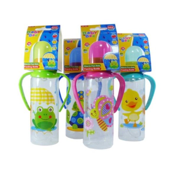 Producto - Mamadera con asas y pico para vaso 250ml (BABY BEE)