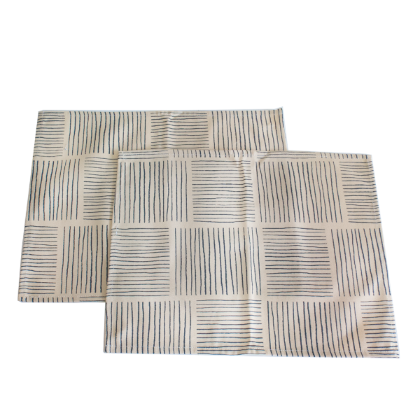 Producto - Set Individuales x2 - Rayitas azul