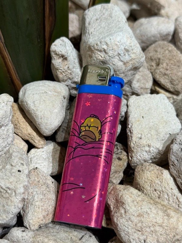Producto - Encendedor Homero Rosa Holográfico