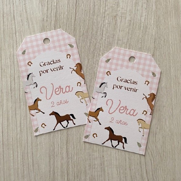 Producto - Tags Caballo rosa