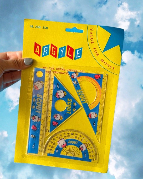 Producto - Set de reglas vintage