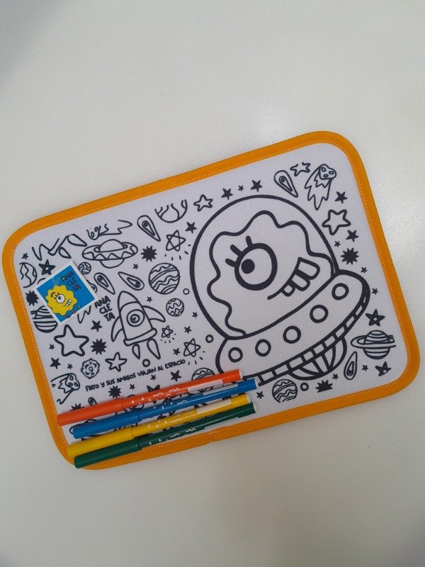 Producto - Individual "FRITO Y SUS AMIGOS VIAJAN AL ESPACIO"