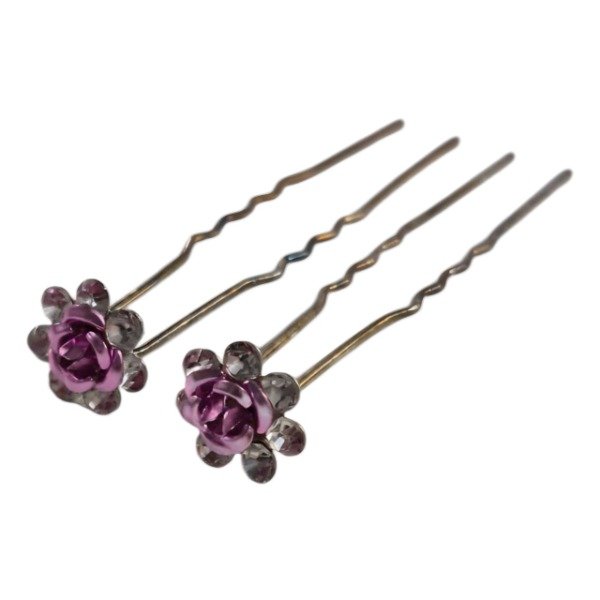 Producto - HORQUILLA FLOR ROSA VIEJO X2