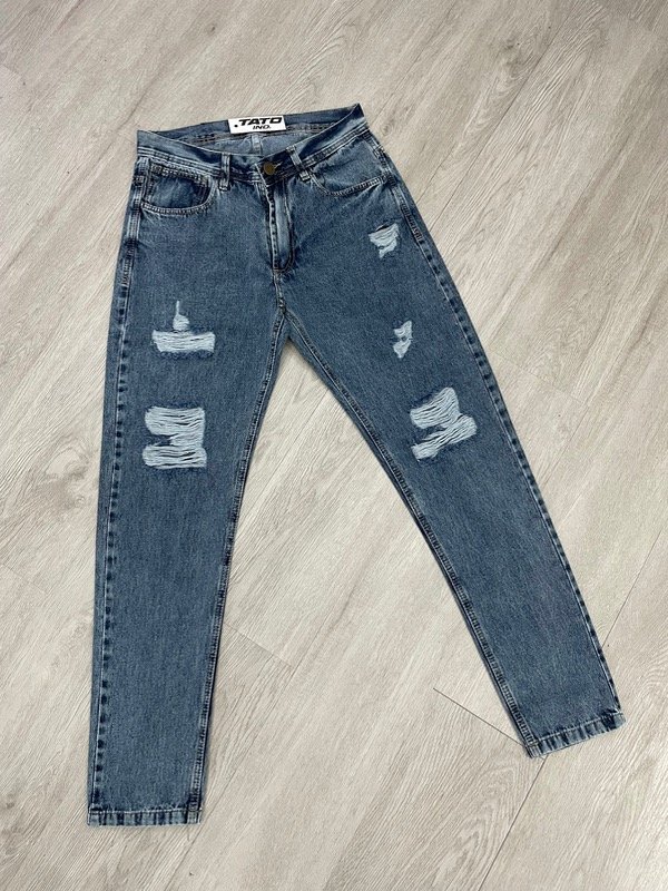 Producto - JEANS MOM CON ROTURAS