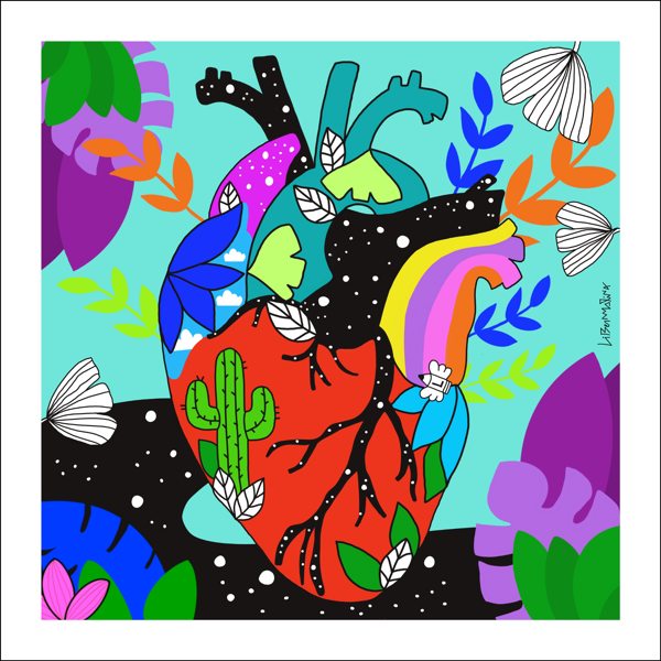 Producto - SE FUERTE CORAZÓN-SERIE MEXICAN ART