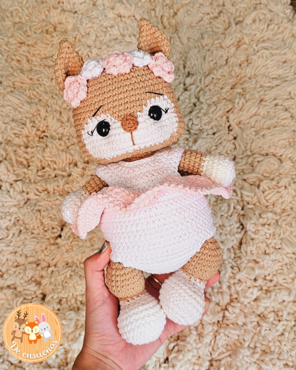 Producto - Bebe Pía, la ardillita - Guía de tejido