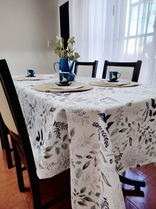 Producto - Mantel Impermeable "Viento de verano" -   2.50x1.40 y 1.80x1.40 - 1
